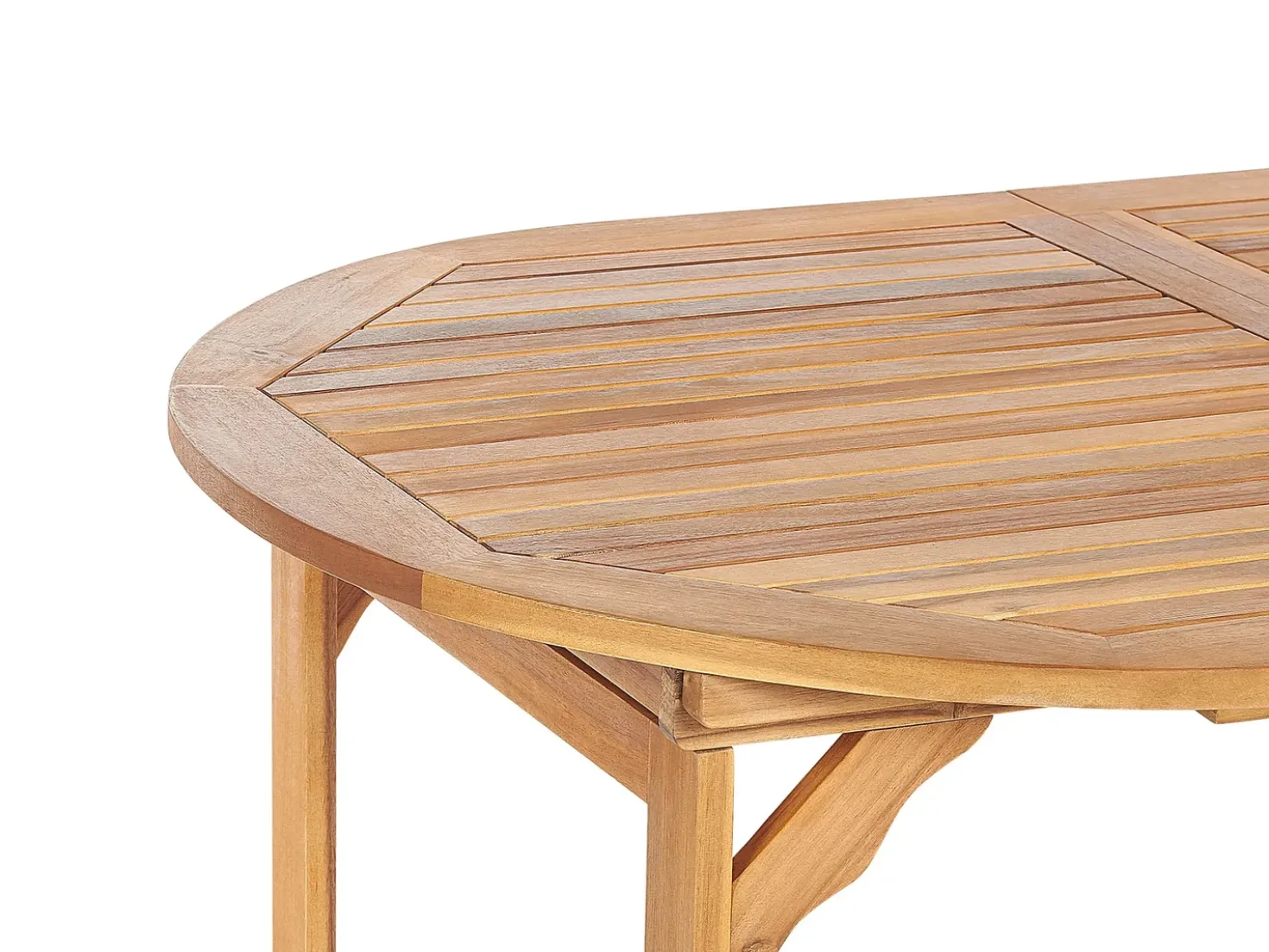 Set da pranzo da giardino 8 posti MAUI II con cuscini Legno d'acacia Bianco sporco