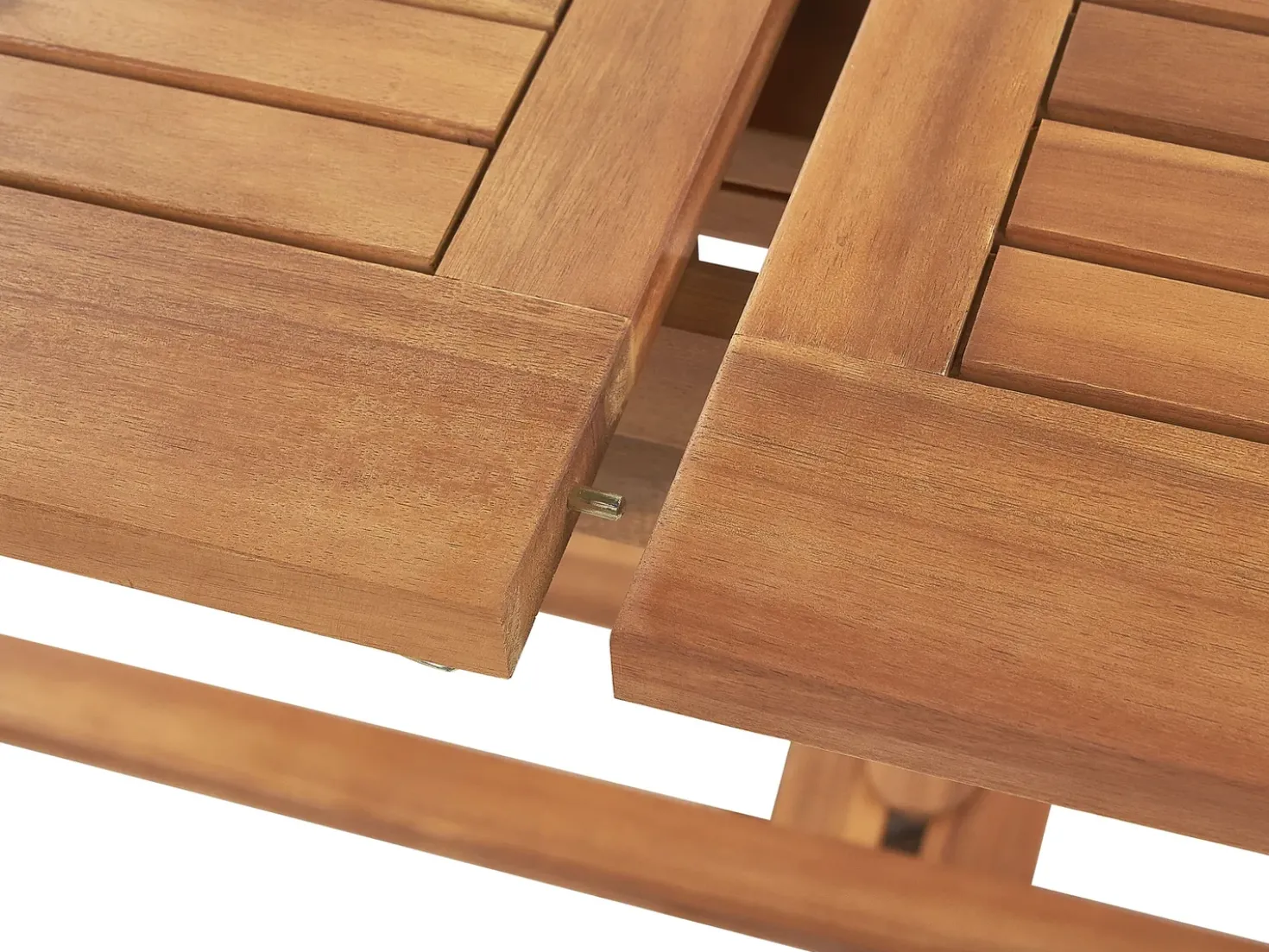 Set da pranzo da giardino 6 posti JAVA con cuscini Legno d'acacia Bianco sporco