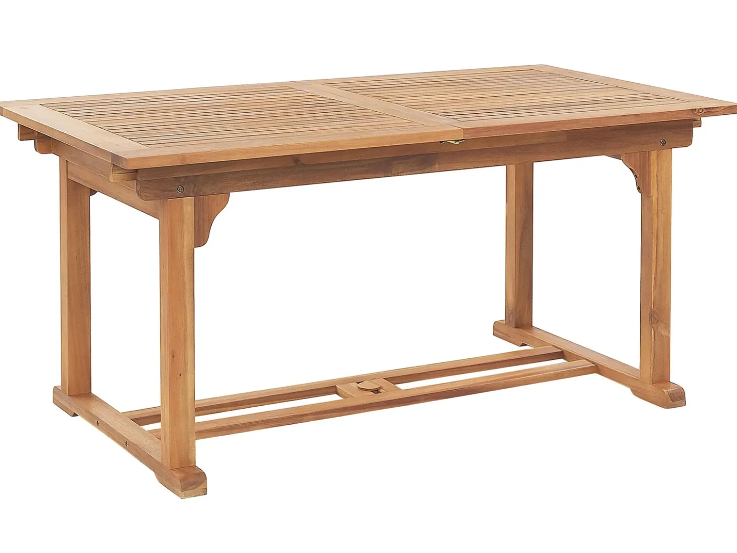 Set da pranzo da giardino 6 posti JAVA con cuscini Legno d'acacia Bianco sporco