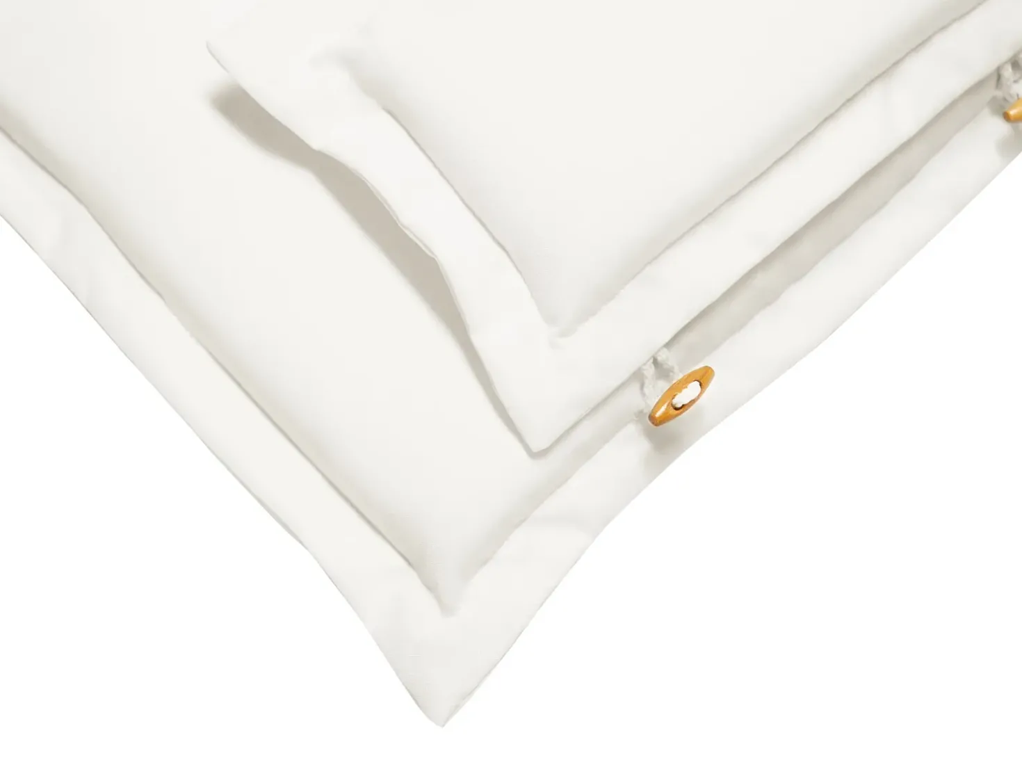 Set da pranzo da giardino 6 posti JAVA con cuscini Legno d'acacia Bianco sporco