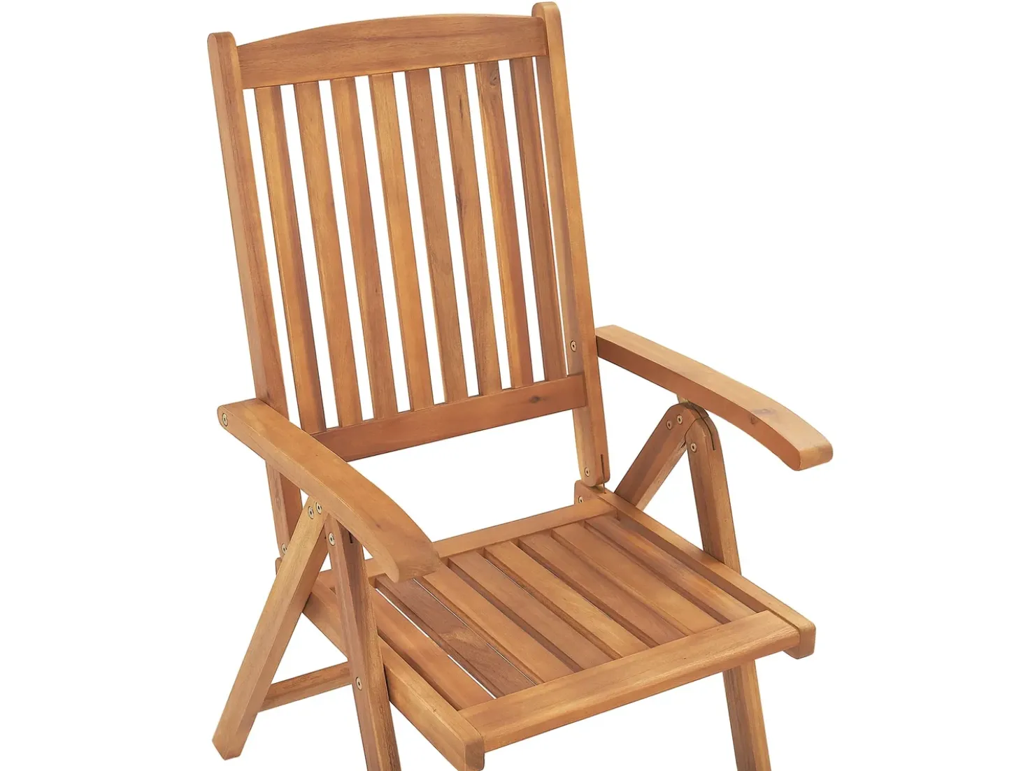 Set da pranzo da giardino 6 posti JAVA con cuscini Legno d'acacia Bianco sporco