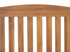 Set da pranzo da giardino 6 posti JAVA con cuscini Legno d'acacia Bianco sporco