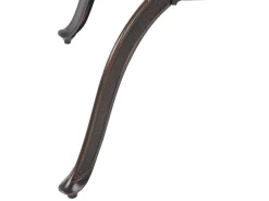Set da pranzo da giardino 6 posti LIZZANO con cuscini Metallo Marrone scuro