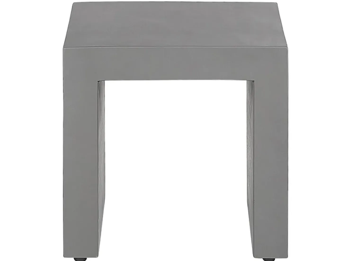 Set da pranzo da giardino con sgabelli 6 posti TARANTO Cemento Grigio