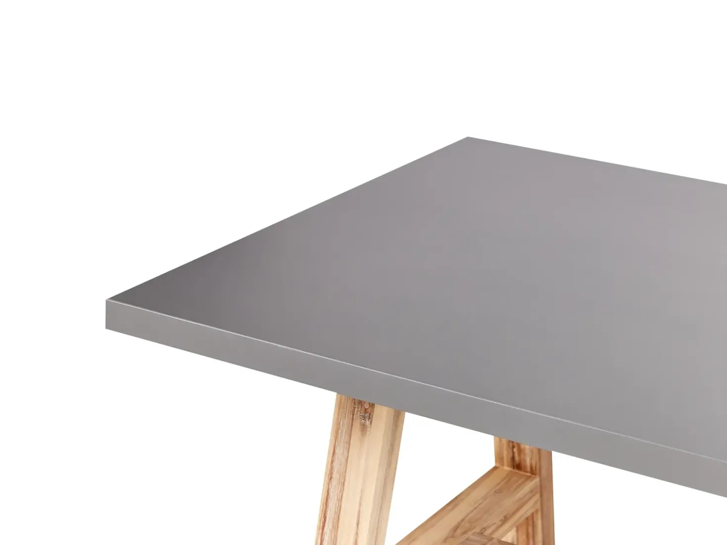 Set da pranzo da giardino con panche 6 posti TONNARE Cemento Grigio