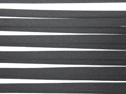 Set da pranzo da giardino 4 posti CANETTO con cuscini Metallo Nero