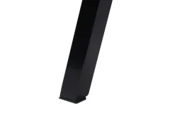 Set da pranzo da giardino 4 posti CANETTO con cuscini Metallo Nero