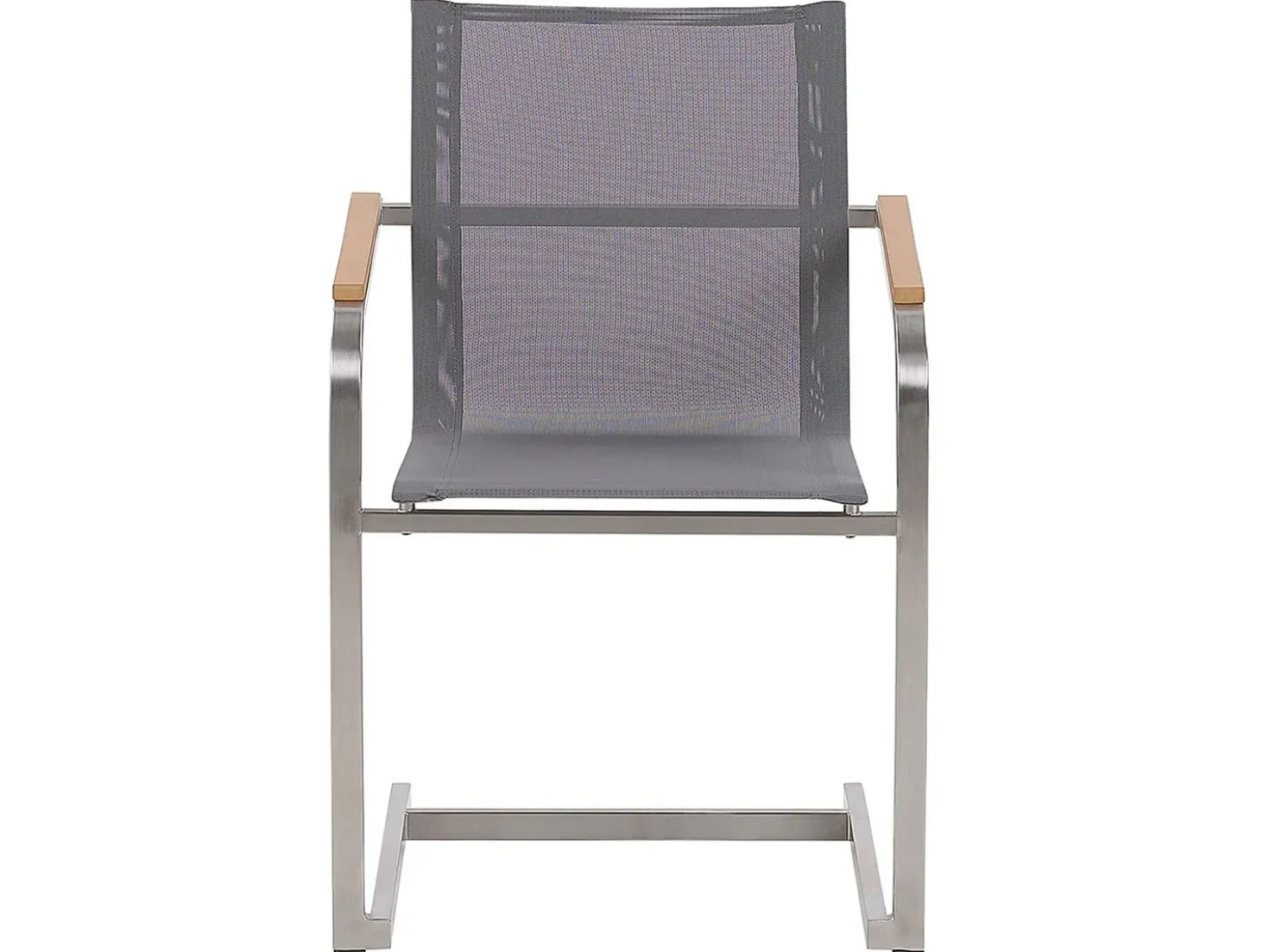 Set da pranzo da giardino 6 posti COSOLETO Vetro temperato Grigio