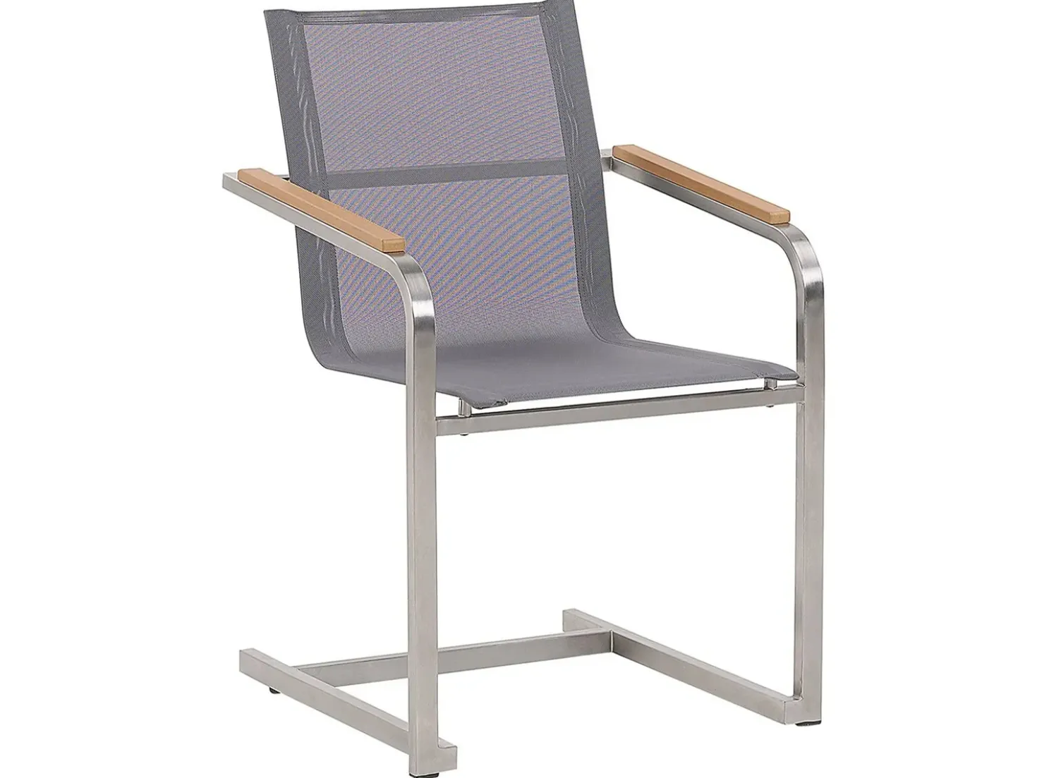 Set da pranzo da giardino 6 posti COSOLETO Vetro temperato Grigio
