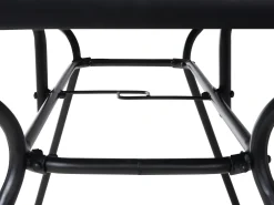 Set da pranzo da giardino 6 posti LIVO Metallo Nero