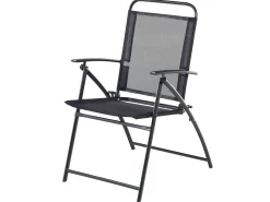 Set da pranzo da giardino 6 posti LIVO Metallo Nero