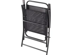 Set da pranzo da giardino 6 posti LIVO Metallo Nero