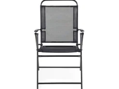 Set da pranzo da giardino 6 posti LIVO Metallo Nero
