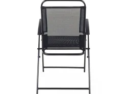 Set da pranzo da giardino 6 posti LIVO Metallo Nero