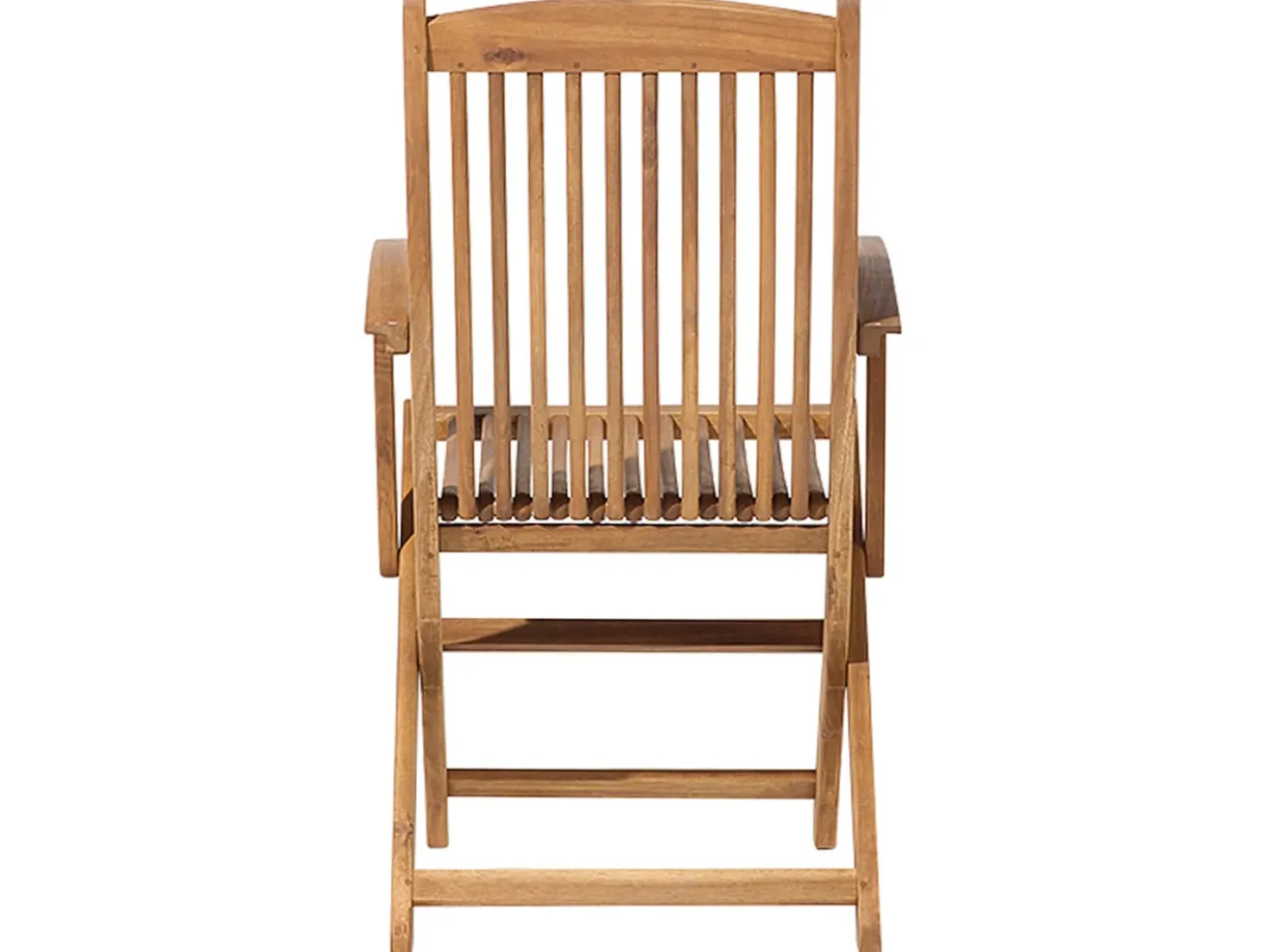 Set da pranzo da giardino 8 posti MAUI con cuscini Legno d'acacia Rosso scuro