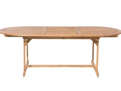 Set da pranzo da giardino 8 posti MAUI con cuscini Legno d'acacia Rosso scuro