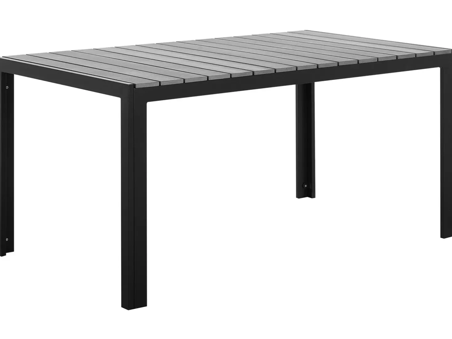 Set da pranzo da giardino 6 posti COMO Grigio