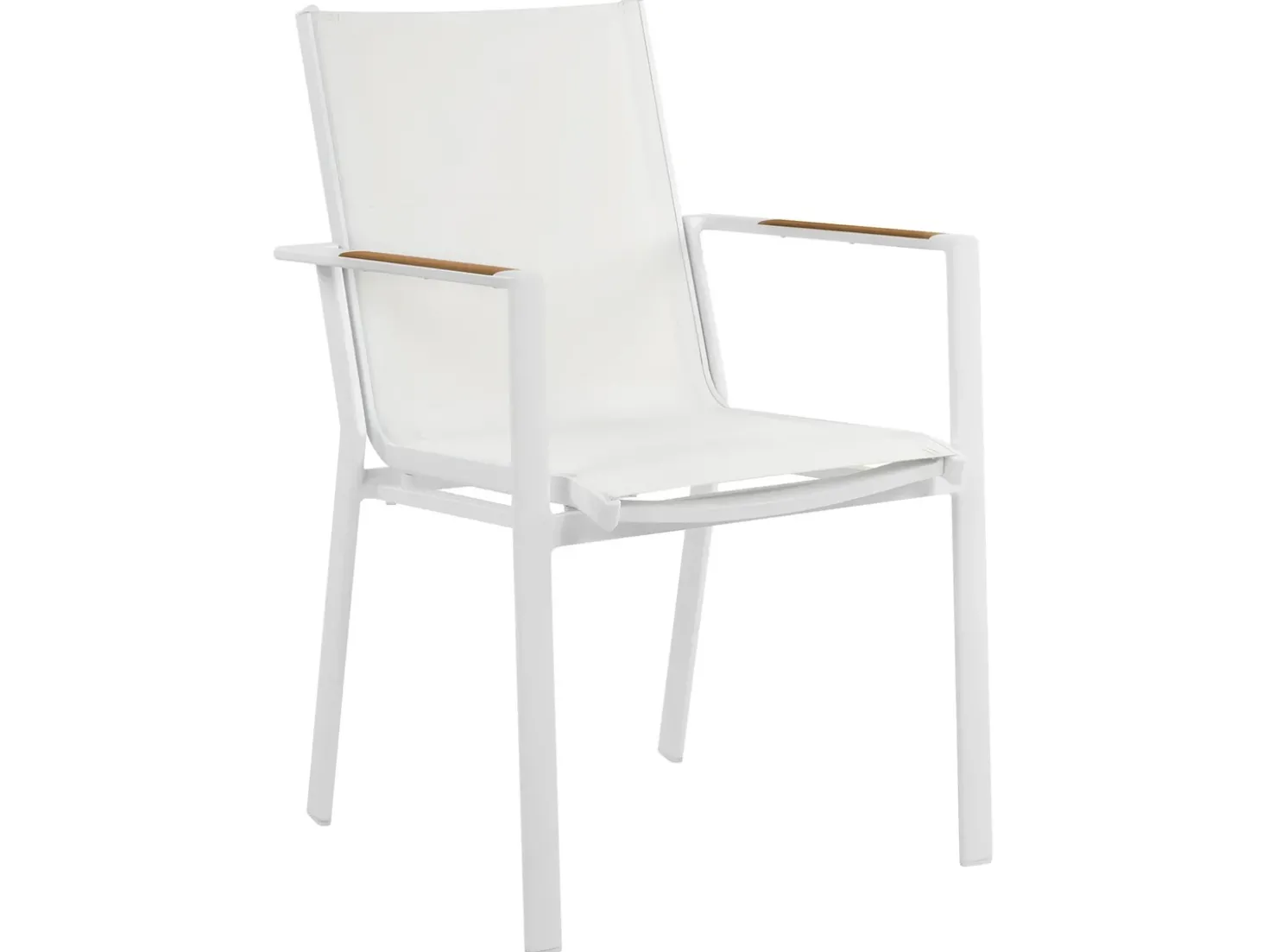 Set da pranzo da giardino 6 posti VALCANETTO/BUSSETO Metallo Bianco