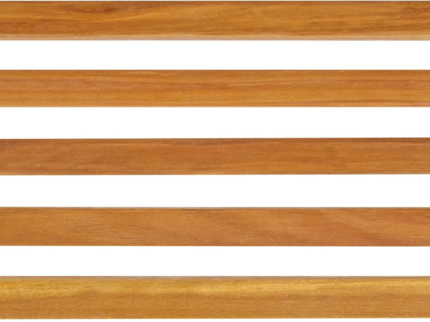 Set da pranzo da giardino con panche e sgabelli 4 posti BELLANO Legno d'acacia Marrone