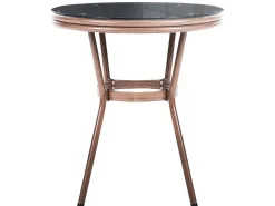 Set da pranzo da giardino 4 posti RIFREDDO Rattan sintetico (PE) Grigio