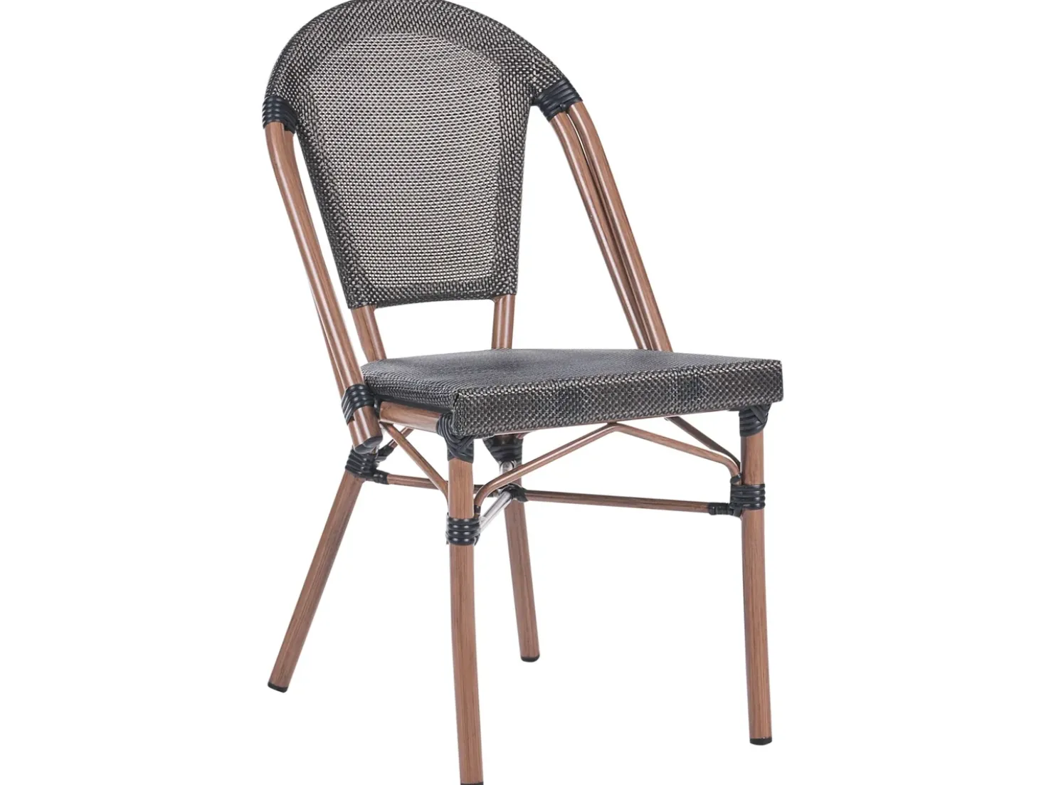 Set da pranzo da giardino 4 posti RIFREDDO Rattan sintetico (PE) Grigio