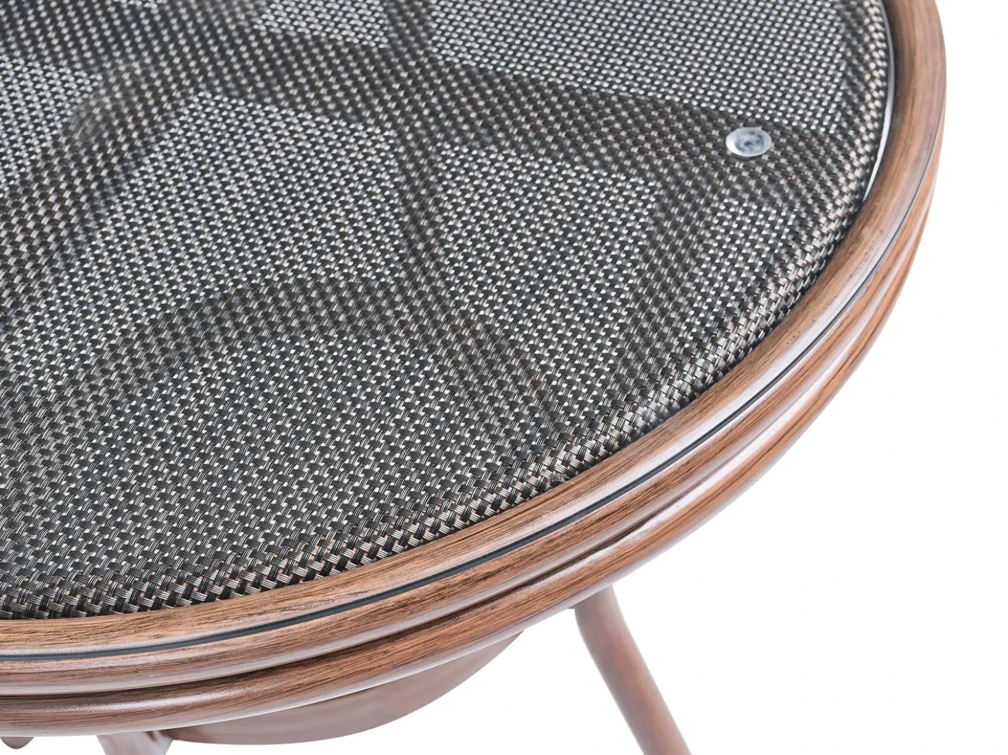 Set da pranzo da giardino 4 posti RIFREDDO Rattan sintetico (PE) Grigio