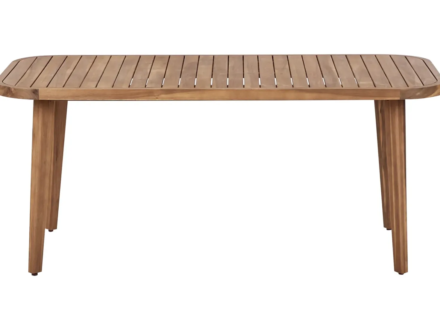 Set da pranzo da giardino 4 posti PARAGGI Legno di acacia certificato Marrone scuro