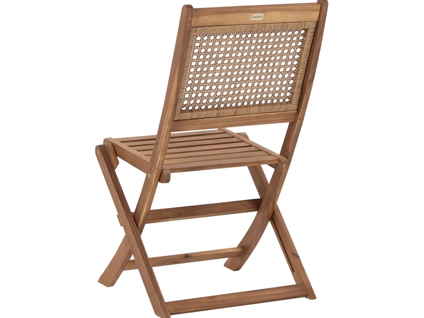 Set da pranzo da giardino 4 posti PARAGGI Legno di acacia certificato Marrone scuro
