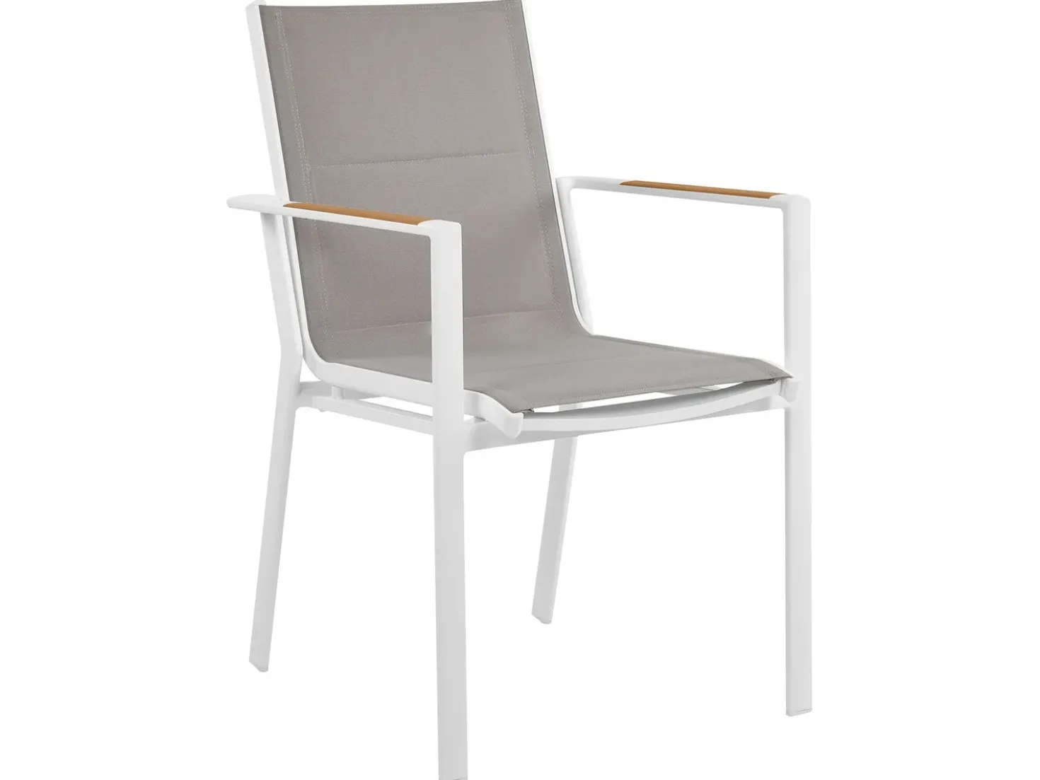 Set da pranzo da giardino 6 posti VALCANETTO/BUSSETO Metallo Grigio