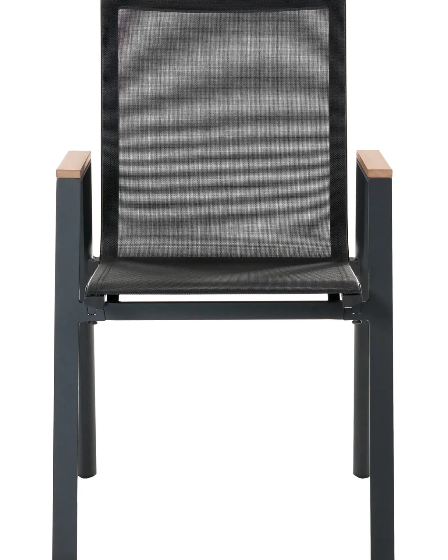Set da pranzo da giardino 4 posti TIANO Metallo Nero