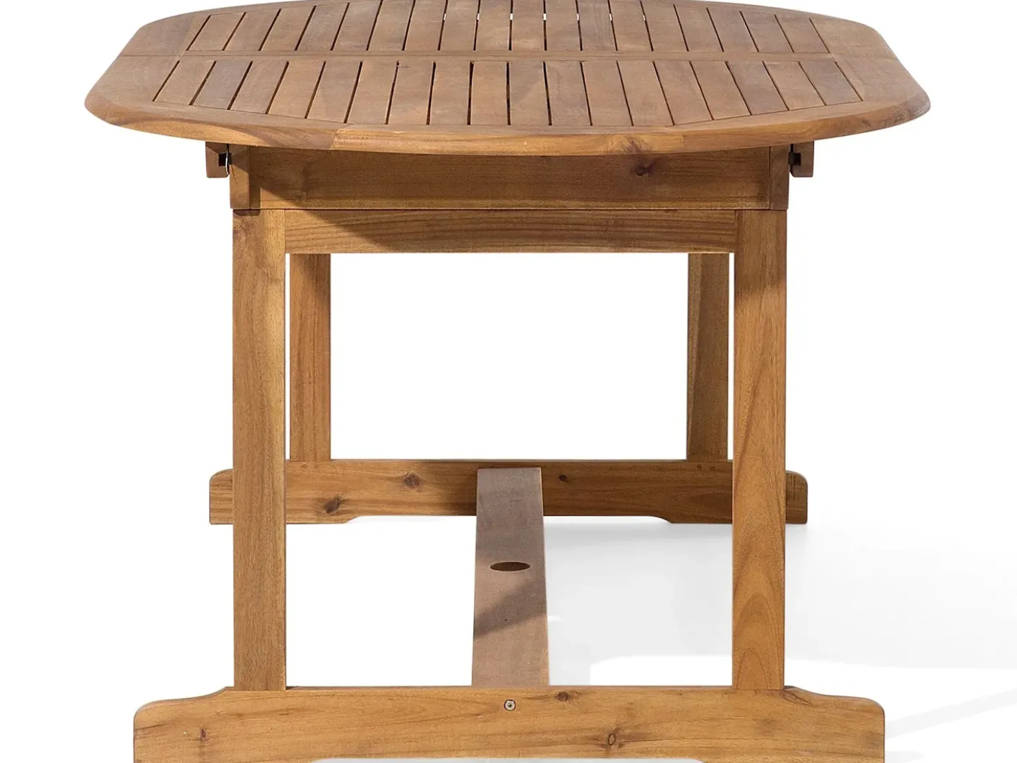 Set da pranzo da giardino 8 posti MAUI con cuscini Legno d'acacia Grigio