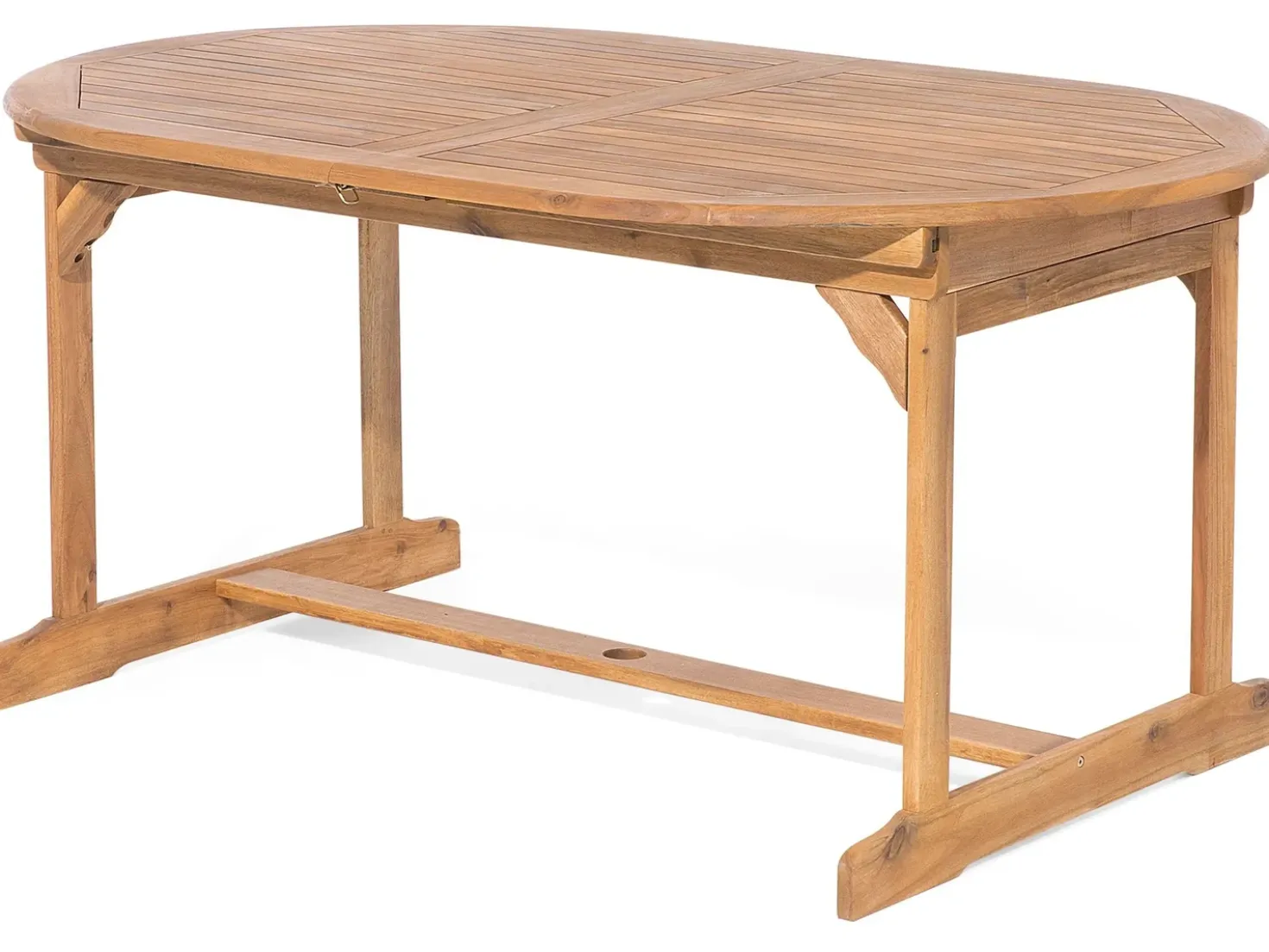 Set da pranzo da giardino 8 posti MAUI con cuscini Legno d'acacia Grigio