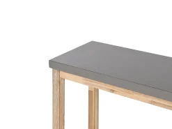 Set da pranzo da giardino con panche 6 posti OSTUNI Cemento Grigio