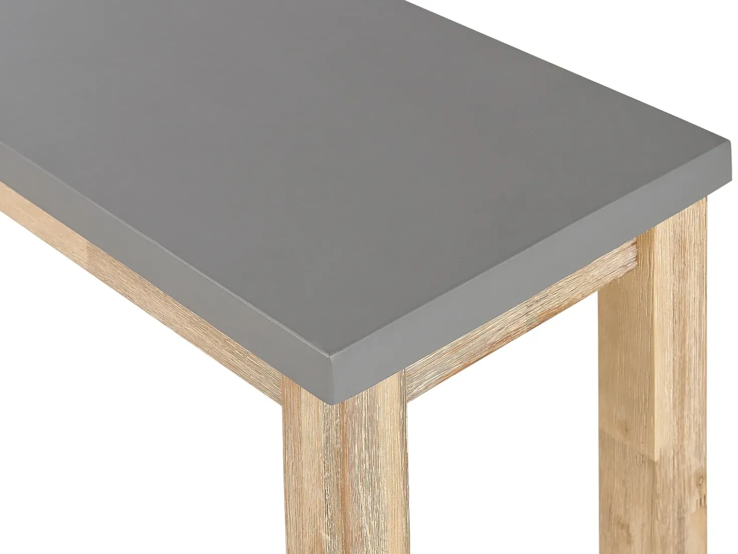 Set da pranzo da giardino con panche 6 posti OSTUNI Cemento Grigio