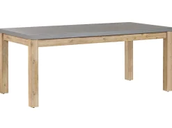 Set da pranzo da giardino con panche 6 posti OSTUNI Cemento Grigio