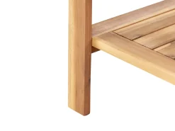 Set da pranzo da giardino con carrello 6 posti SASSARI II Legno di acacia certificato Marrone chiaro