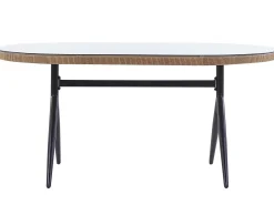 Set da pranzo da giardino 6 posti ALIANO con cuscini Rattan sintetico (PE) Rosa pastello