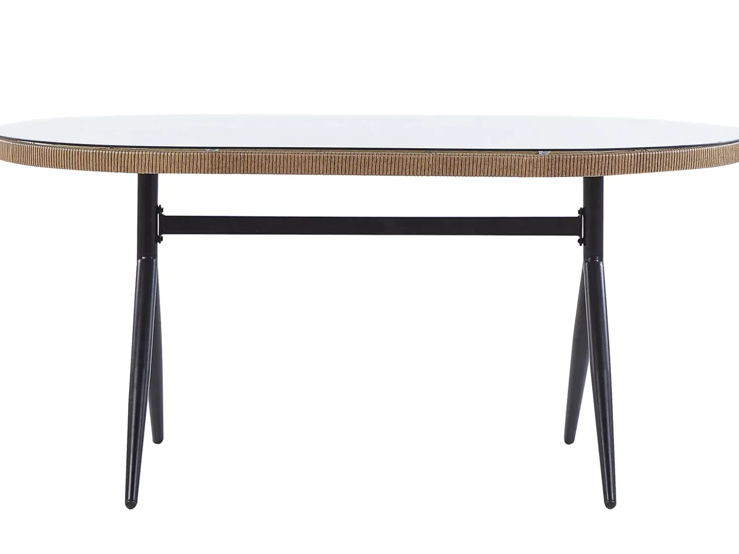 Set da pranzo da giardino 6 posti ALIANO con cuscini Rattan sintetico (PE) Rosa pastello
