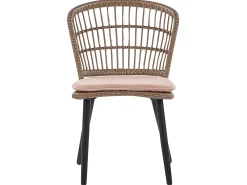 Set da pranzo da giardino 6 posti ALIANO con cuscini Rattan sintetico (PE) Rosa pastello
