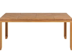 Set da pranzo da giardino 6 posti BARATTI Legno d'acacia Marrone