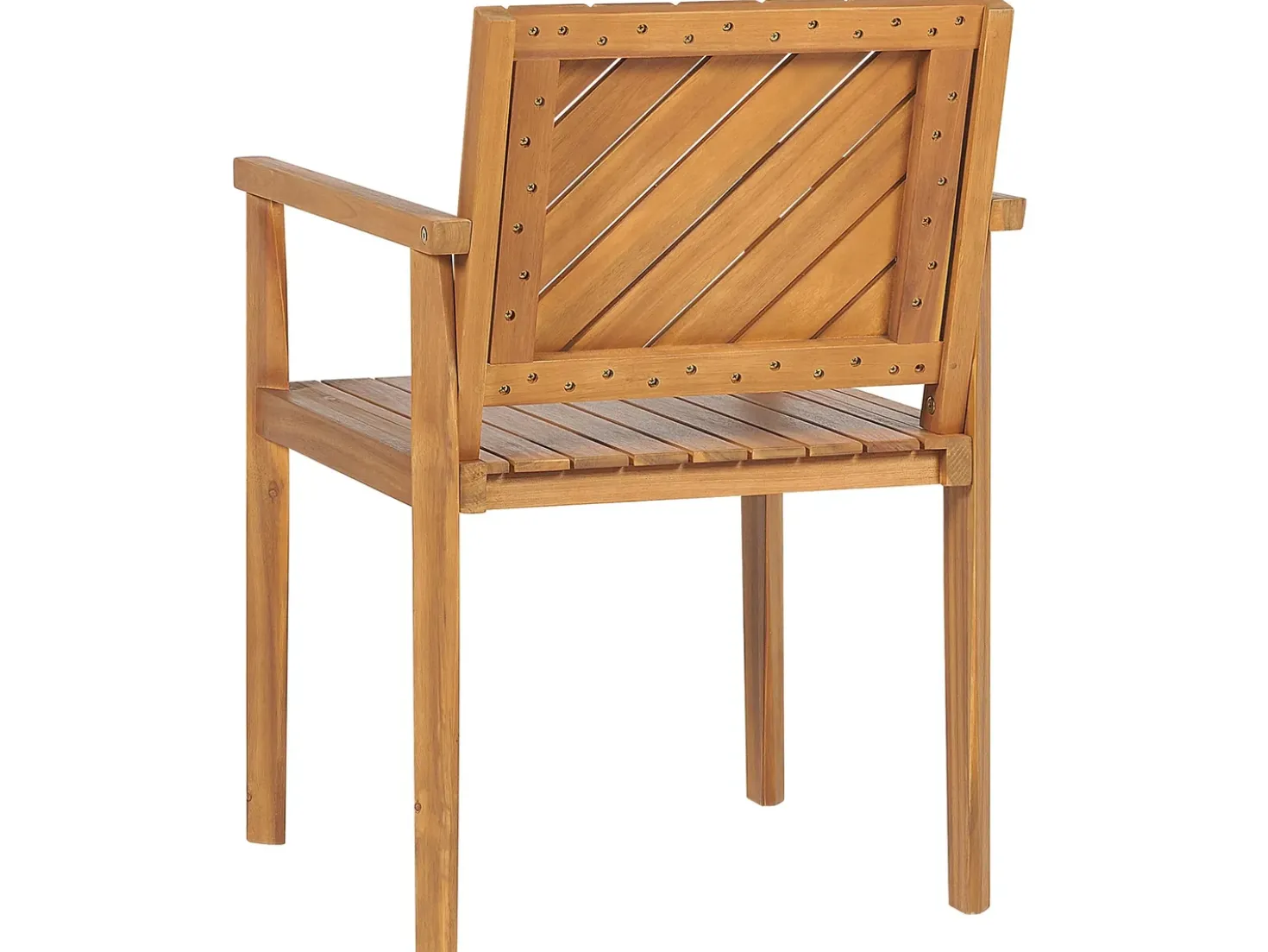 Set da pranzo da giardino 6 posti BARATTI Legno d'acacia Marrone