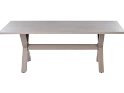 Set da pranzo da giardino 6 posti CASCAIS con cuscini Rattan sintetico (PE) Beige