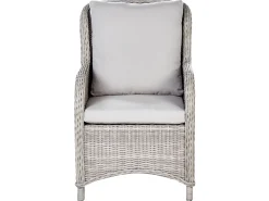 Set da pranzo da giardino 6 posti CASCAIS con cuscini Rattan sintetico (PE) Beige