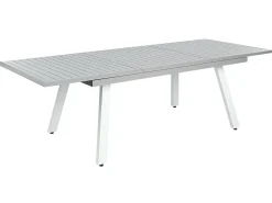 Set da pranzo da giardino 8 posti PERETA Metallo Grigio