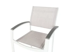 Set da pranzo da giardino 8 posti PERETA Metallo Grigio