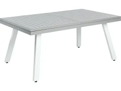 Set da pranzo da giardino 8 posti PERETA Metallo Grigio