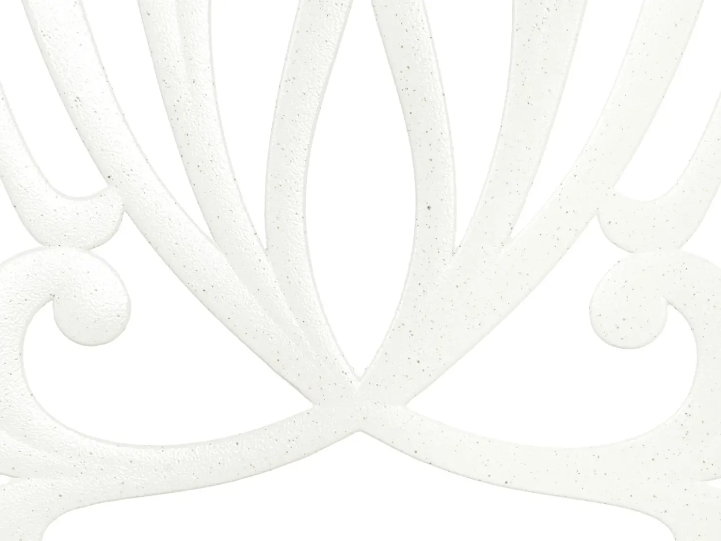 Set da pranzo da giardino 4 posti ANCONA con cuscini Metallo Bianco sporco