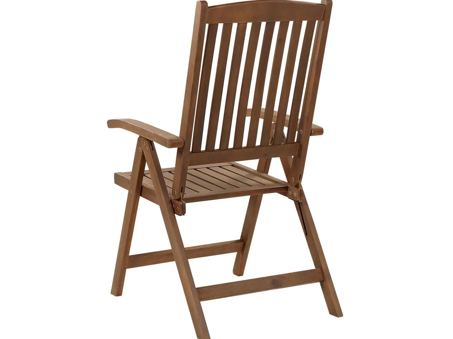 Set da pranzo da giardino 6 posti AMANTEA Legno d'acacia Marrone scuro
