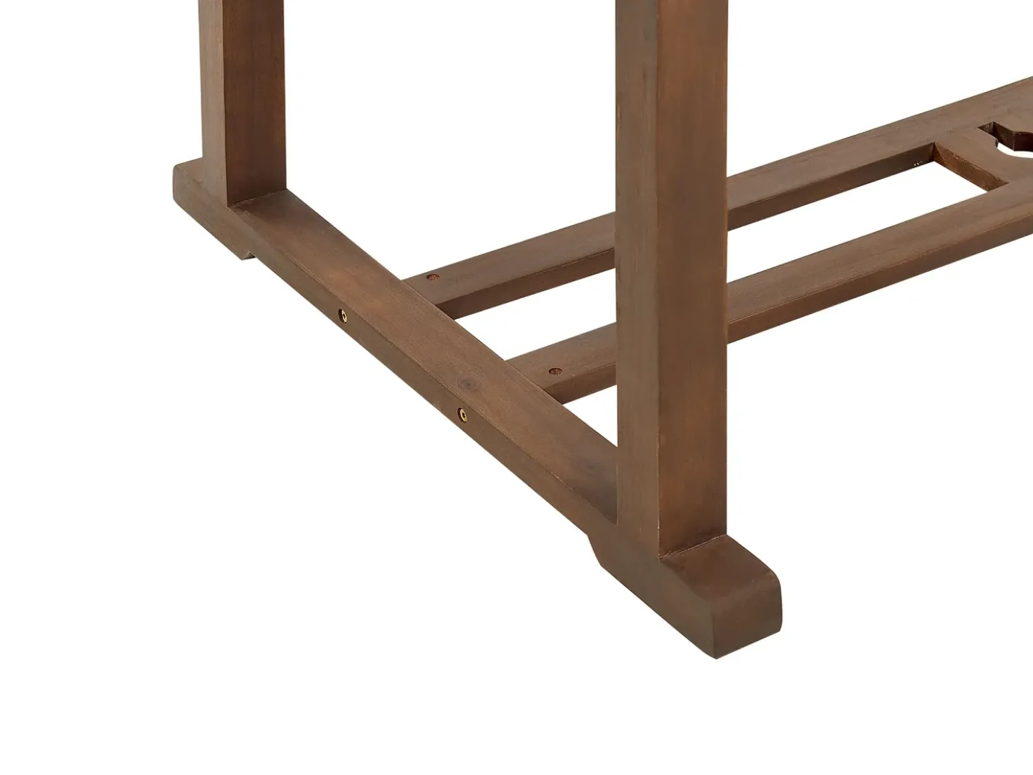 Set da pranzo da giardino 6 posti AMANTEA Legno d'acacia Marrone scuro