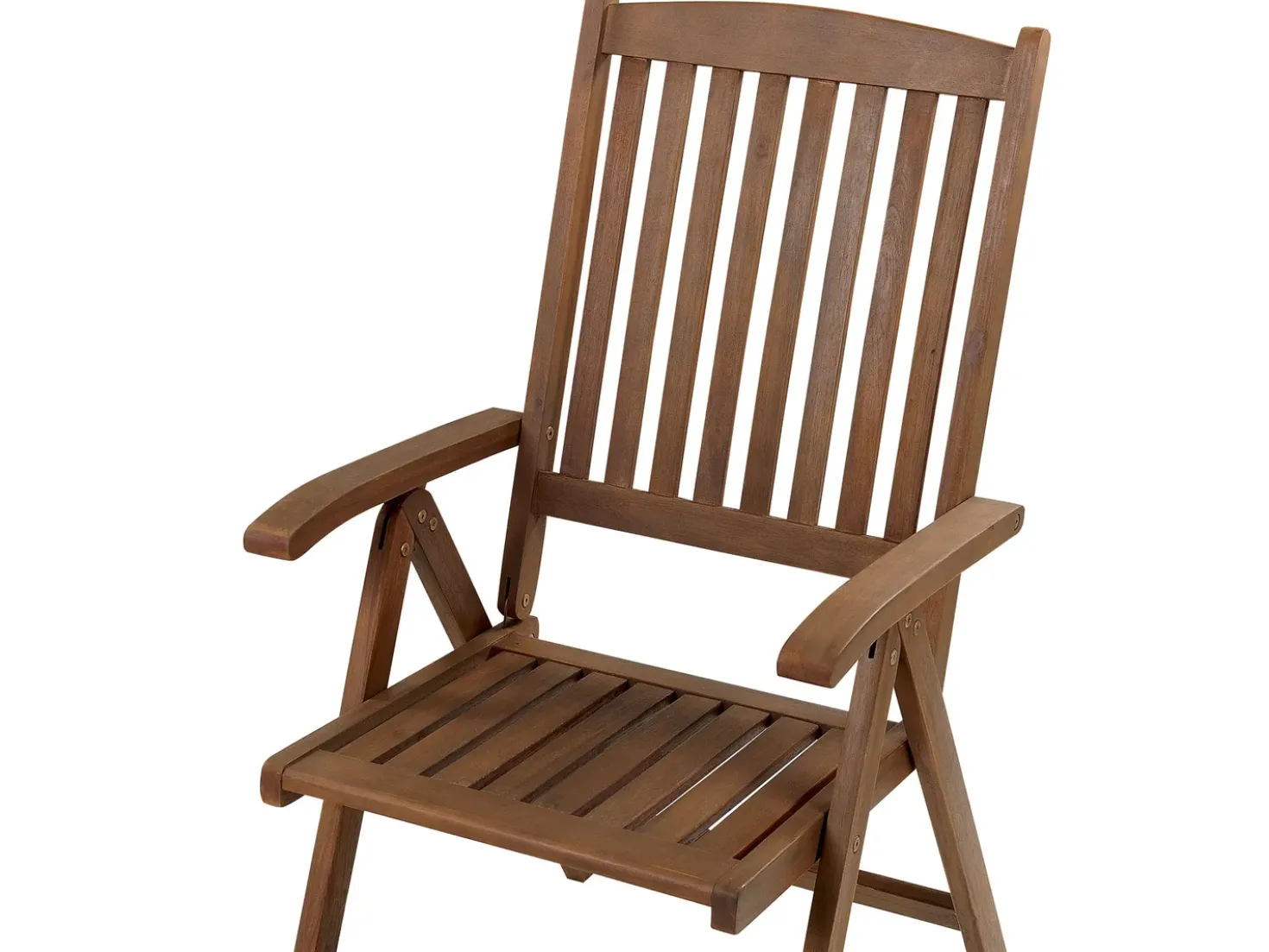 Set da pranzo da giardino 6 posti AMANTEA Legno d'acacia Marrone scuro